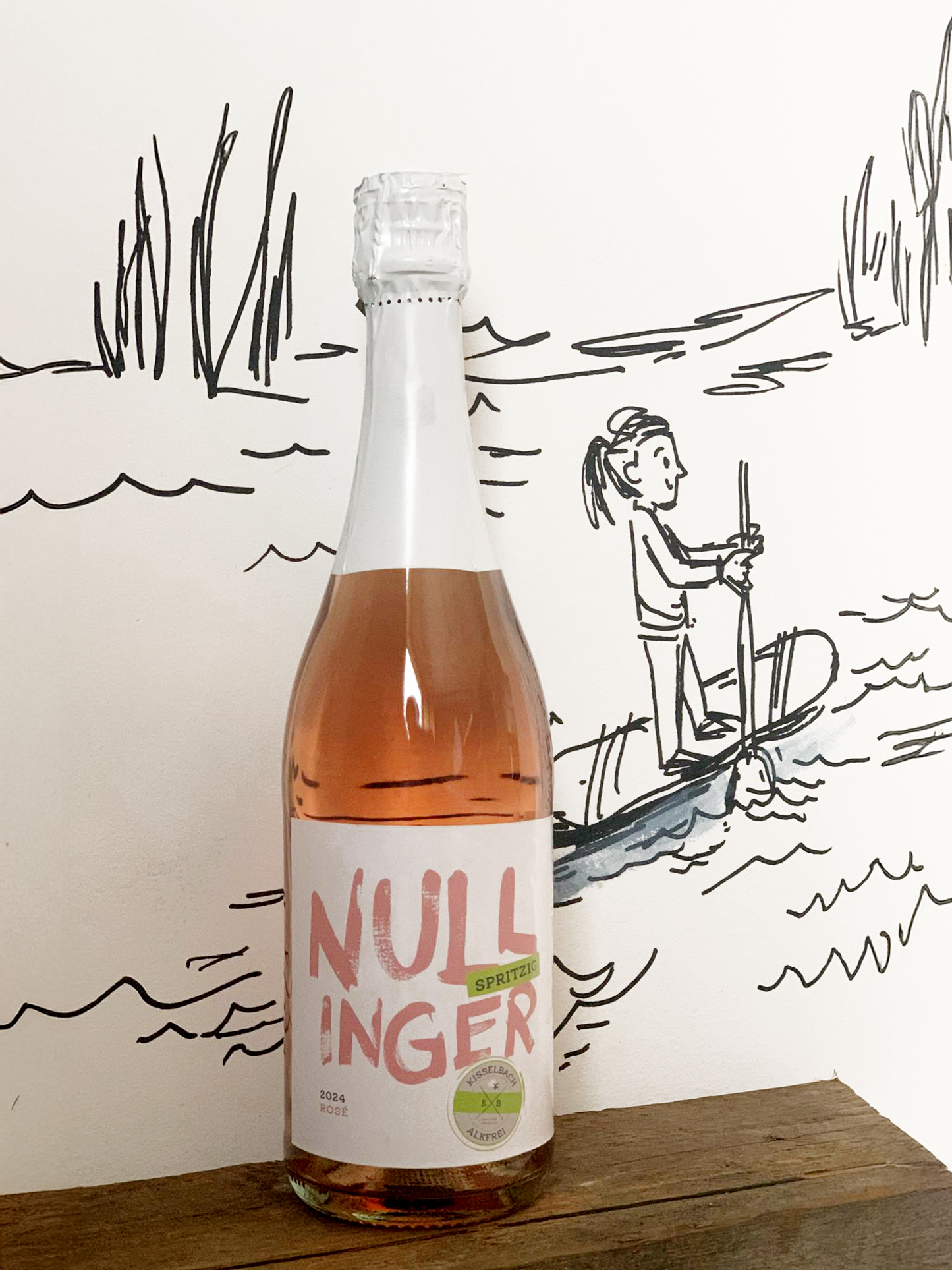 Nullinger Rosé spritzig -alkoholfrei- 2024